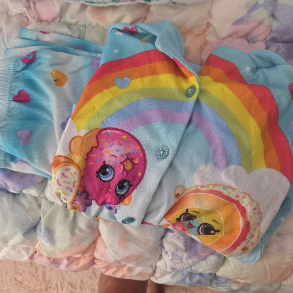 Colorful Rainbow Kids Pajama Set